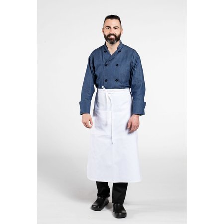 UNCOMMON THREADS Full Bistro Apron Wht 3052-2500